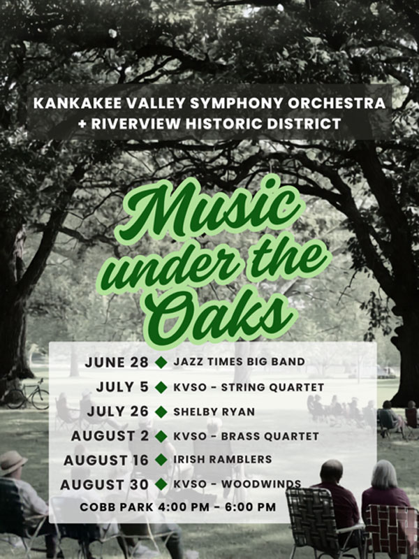 music under the oaks ad