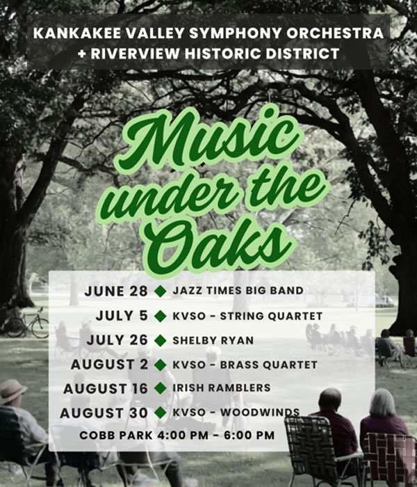 music under the oaks ad
